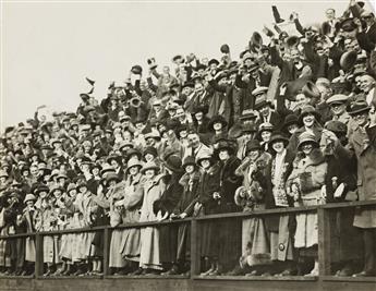 (STANDING ROOM ONLY) A selection of approximately 44 press photographs of crowds. 1912-55.